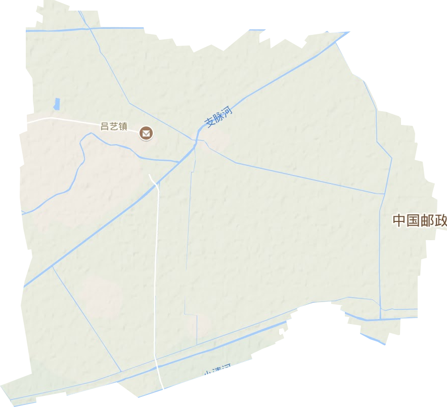 吕艺镇地形图