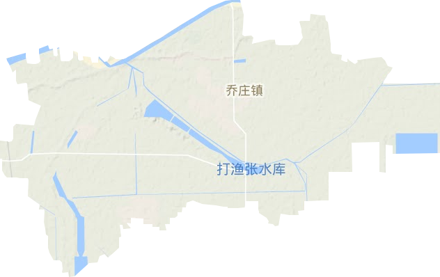 乔庄镇地形图