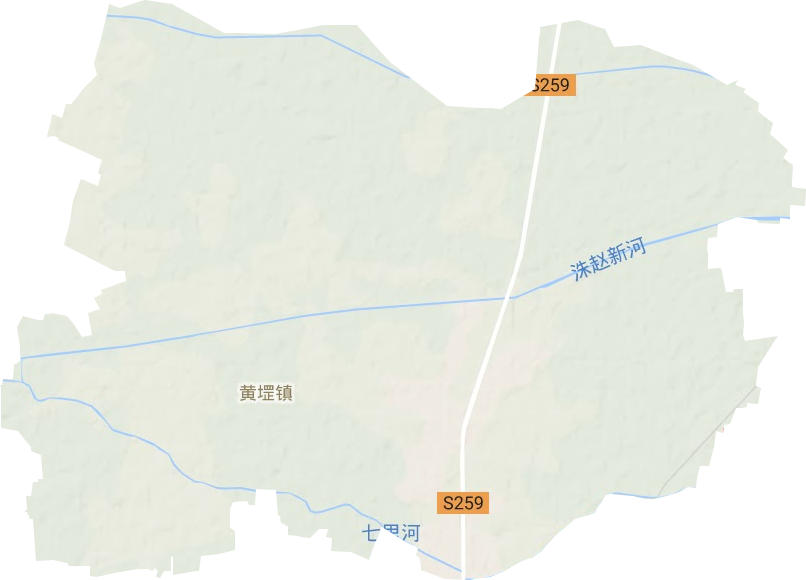 黄堽镇地形图