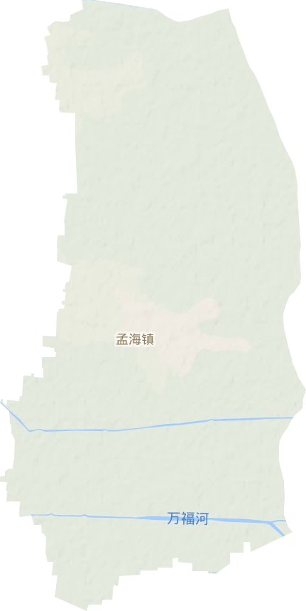 孟海镇地形图