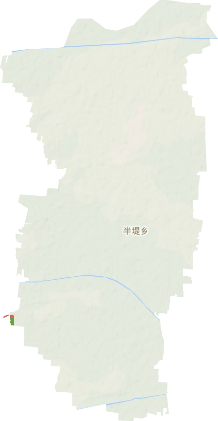 半堤镇地形图