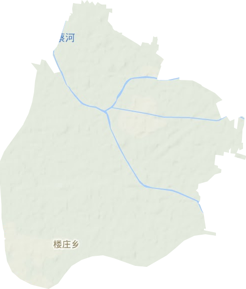 曹县楼庄乡地形图