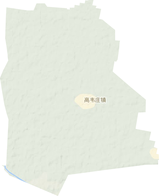 高韦庄镇地形图