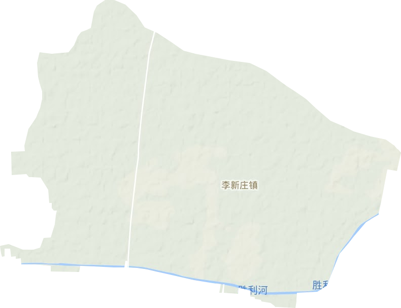 李新庄镇地形图