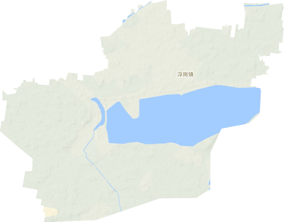 浮岗镇地形图