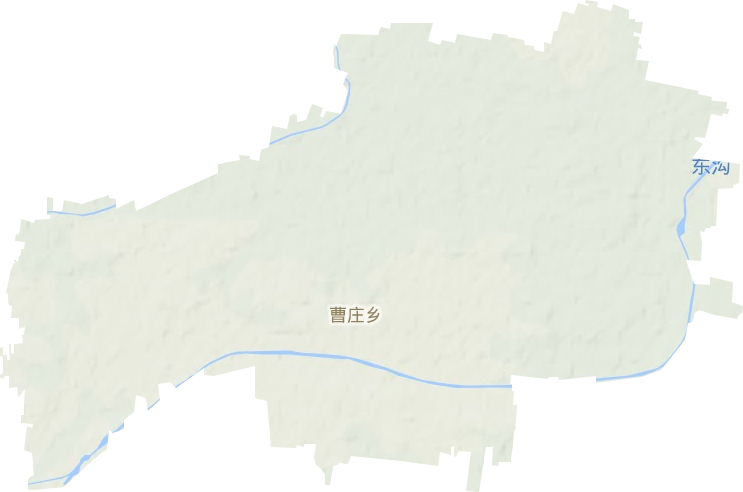 曹庄乡地形图