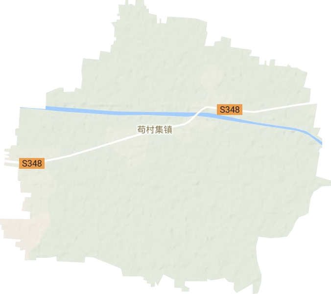 成武县苟村集镇地形图