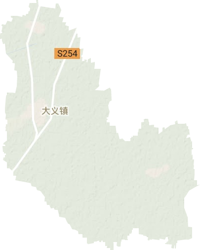 大义镇地形图