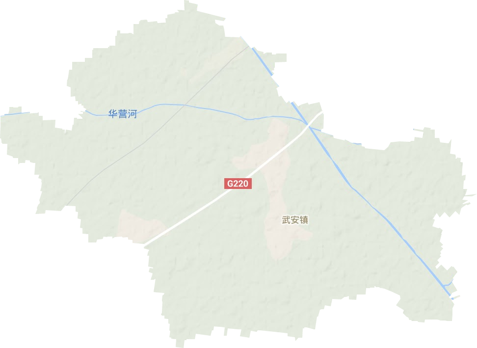 武安镇地形图