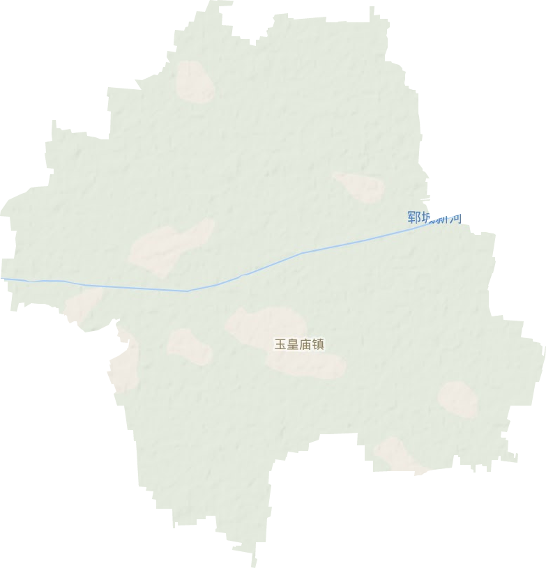 玉皇庙镇地形图