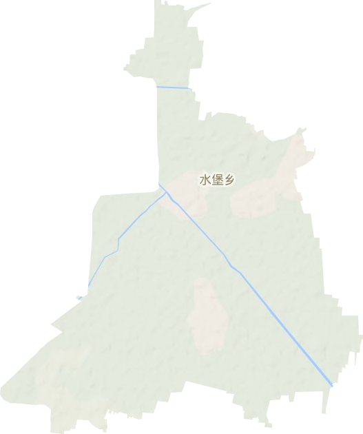 水堡乡地形图