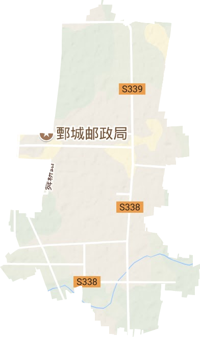 陈王街道地形图