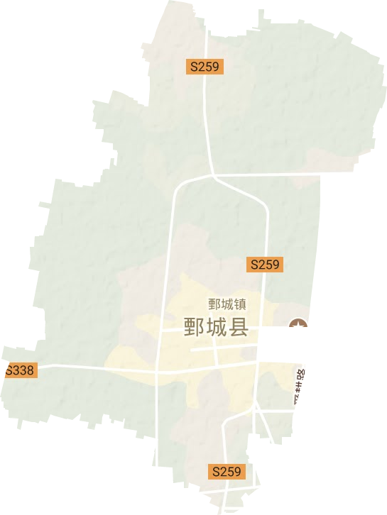 古泉街道地形图