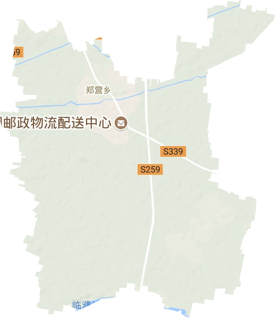 郑营镇地形图