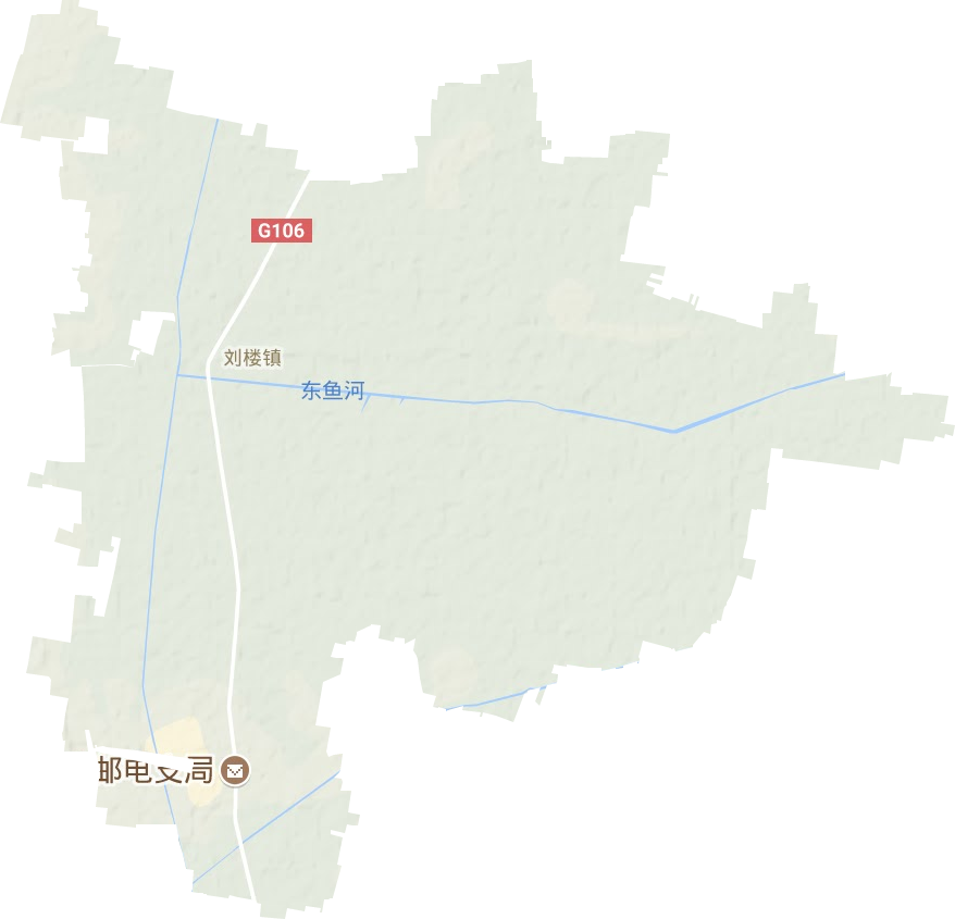 刘楼镇地形图