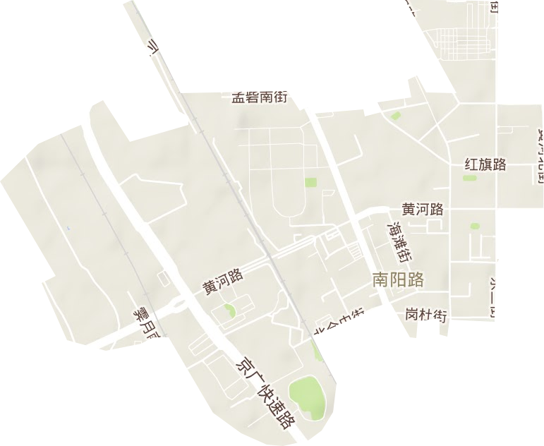 南阳路街道地形图