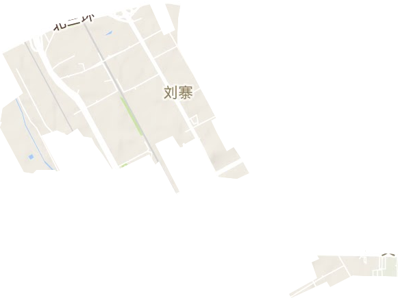 刘寨街道地形图