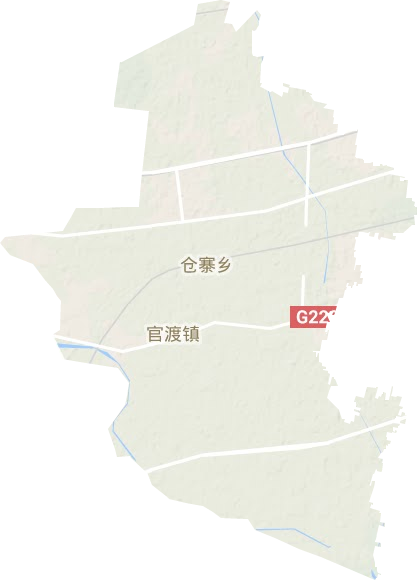 官渡镇地形图