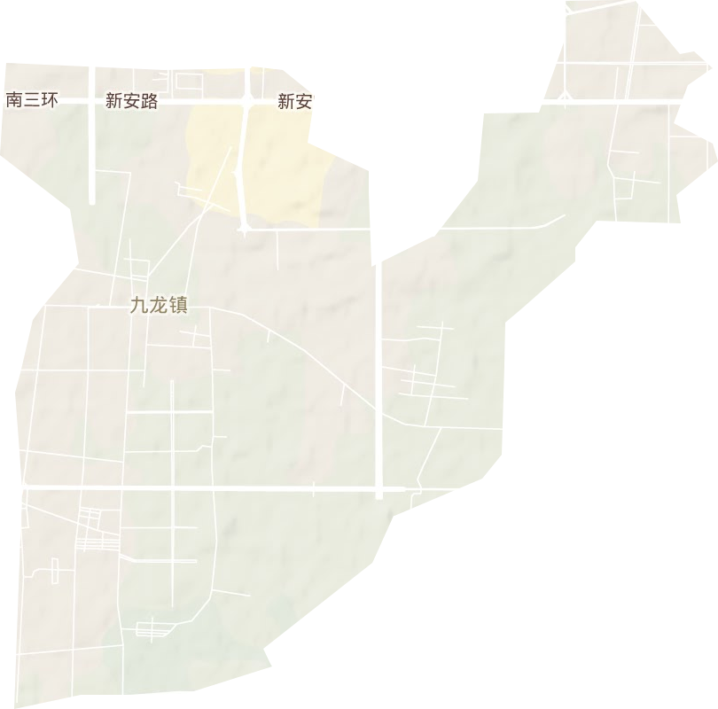 九龙镇地形图