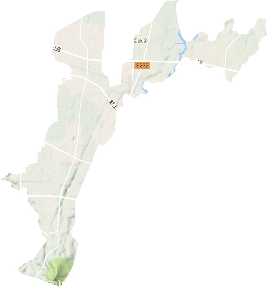 城关乡地形图