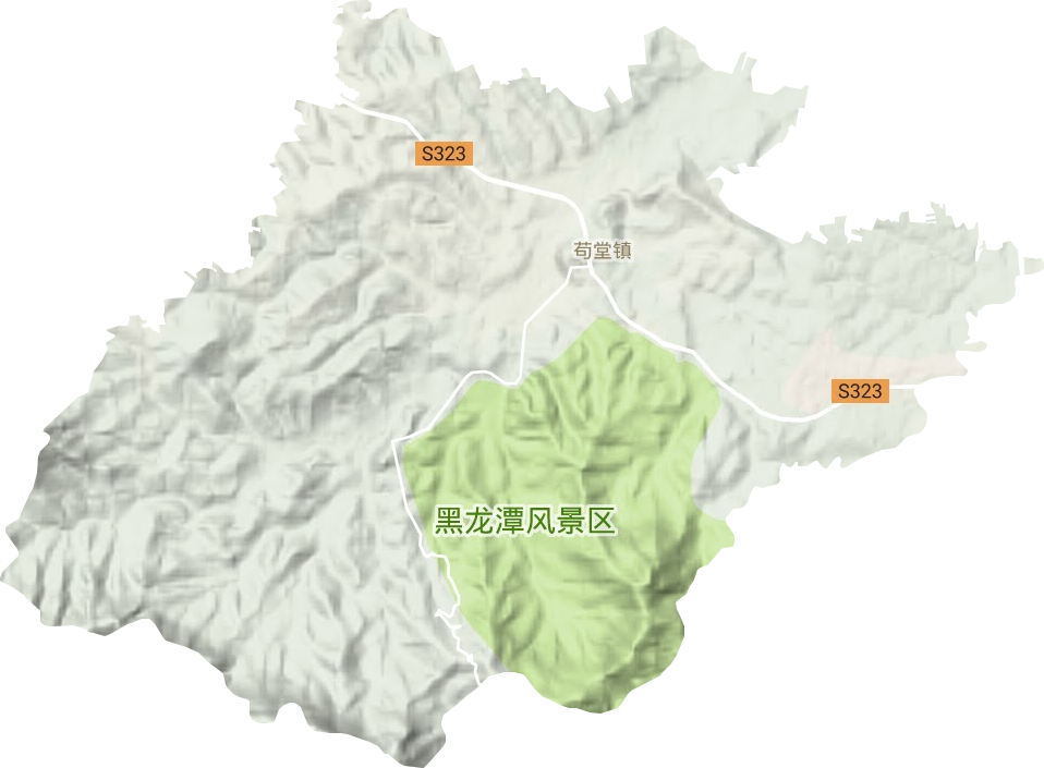苟堂镇地形图