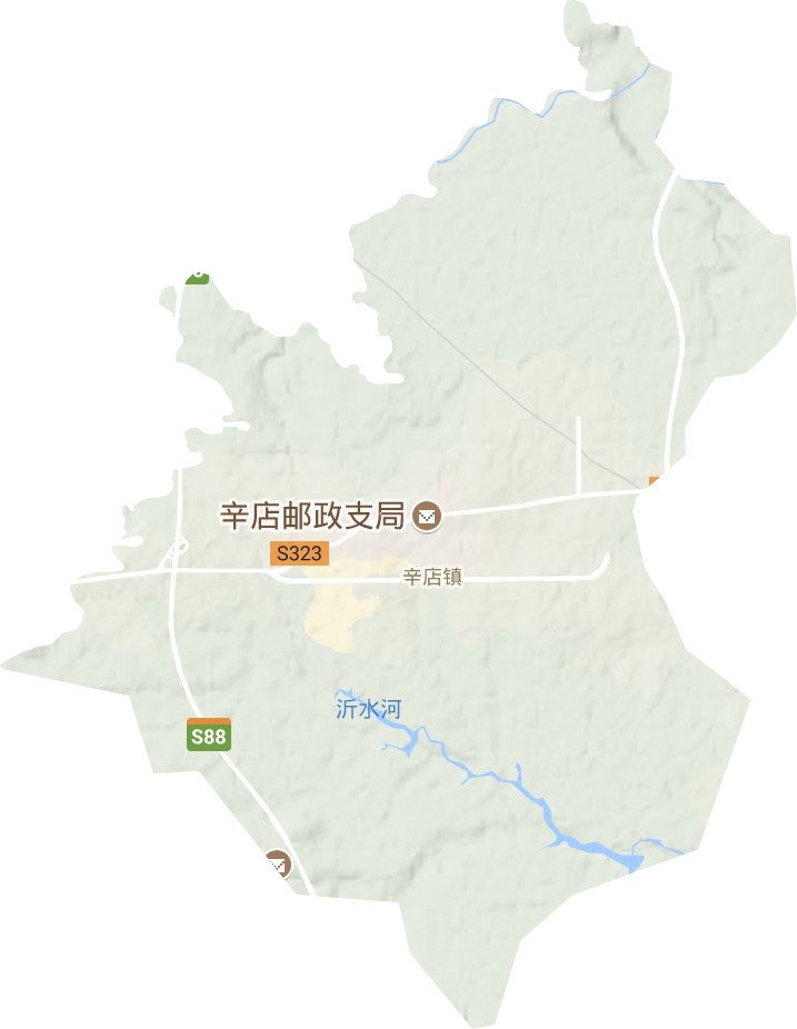 辛店镇地形图