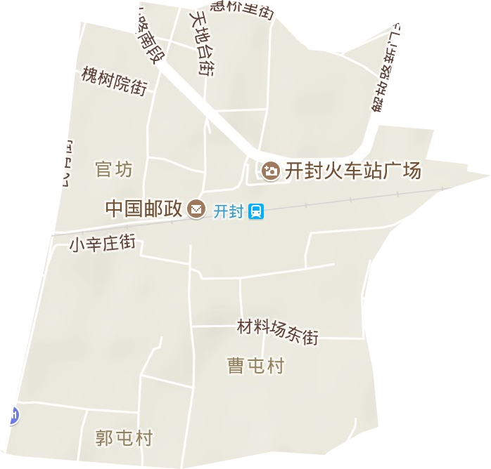 官坊街道地形图