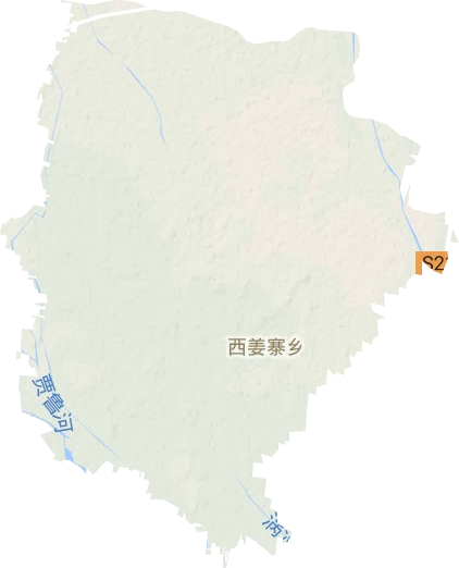 西姜寨乡地形图