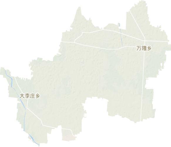 万隆乡地形图
