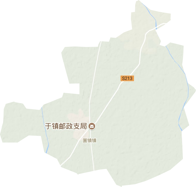 圉镇镇地形图