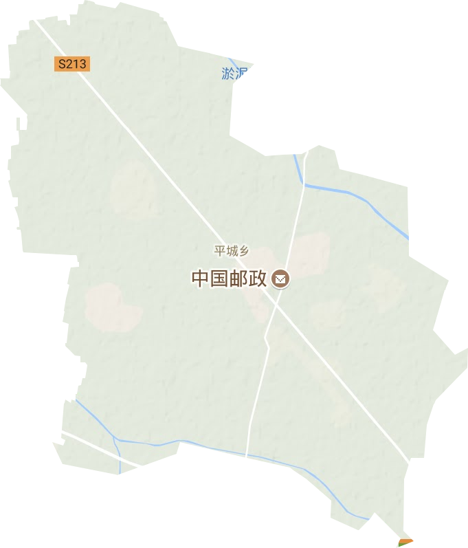 平城乡地形图