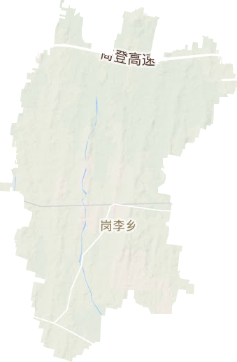 岗李乡地形图