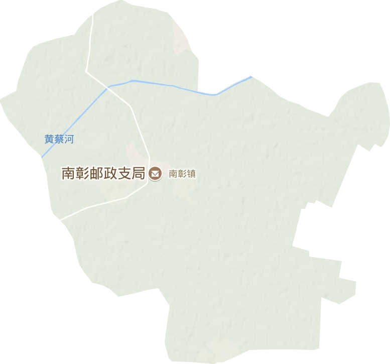 南彰镇地形图