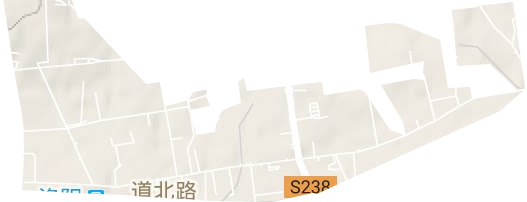 道北路街道地形图