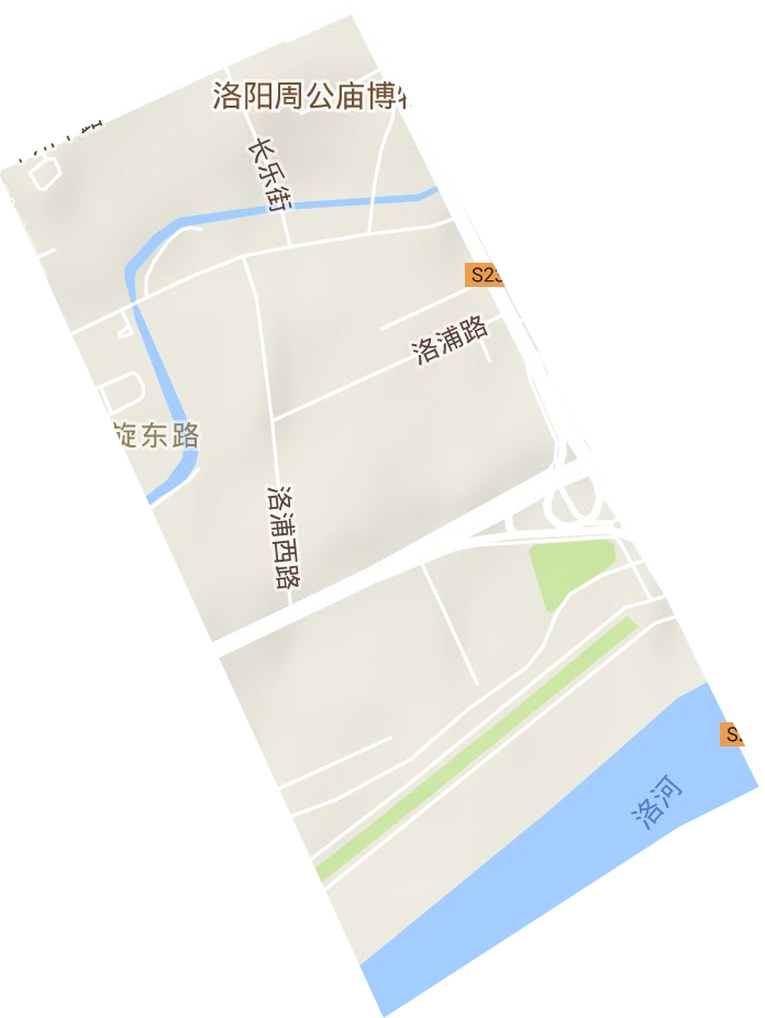 凯旋东路街道地形图