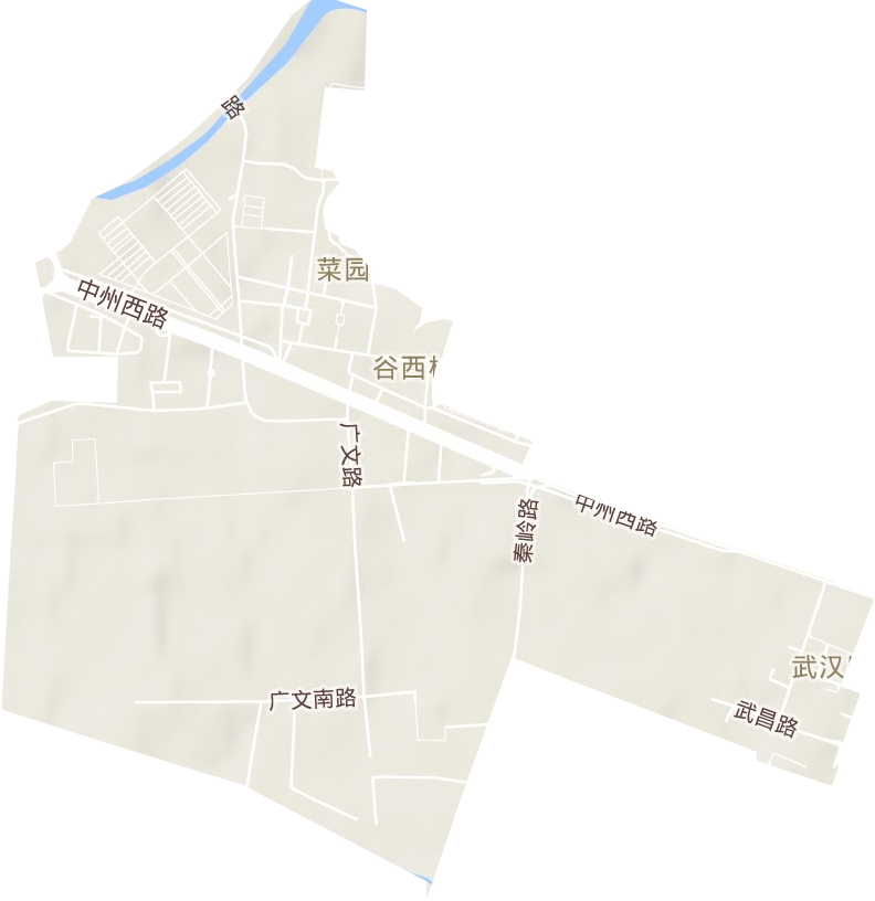 武汉路街道地形图