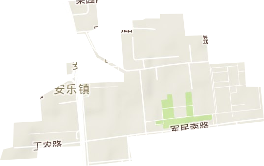 安乐街道地形图