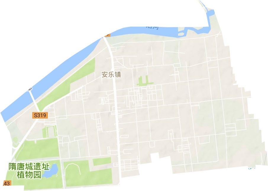安乐镇地形图