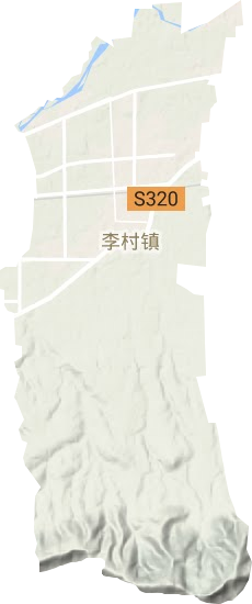 李村镇地形图