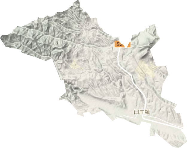 闫庄镇地形图