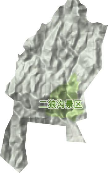 王莽寨林场地形图