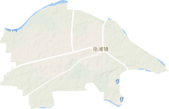 岳滩镇地形图