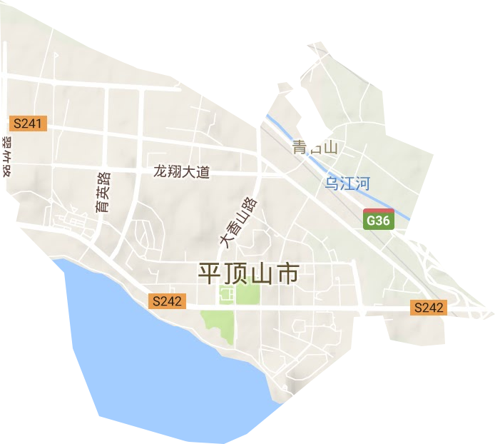 湖滨路街道地形图