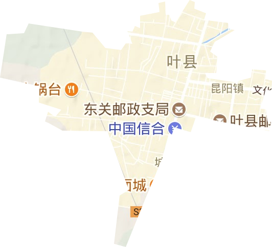 昆阳镇地形图