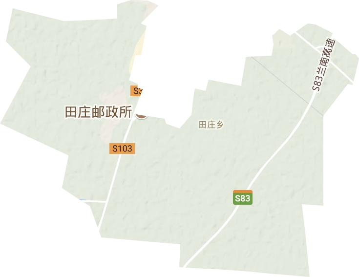 田庄乡地形图