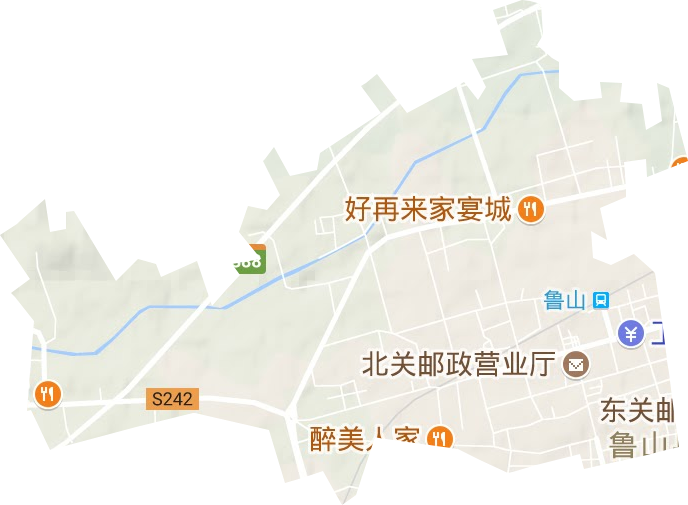 琴台街道地形图