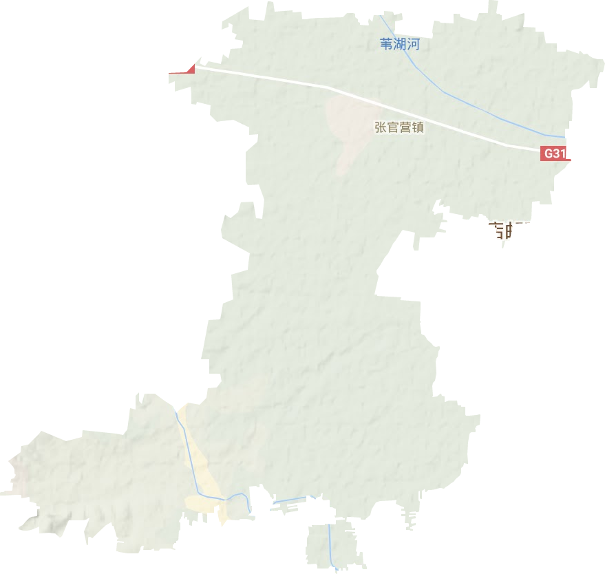 张官营镇地形图