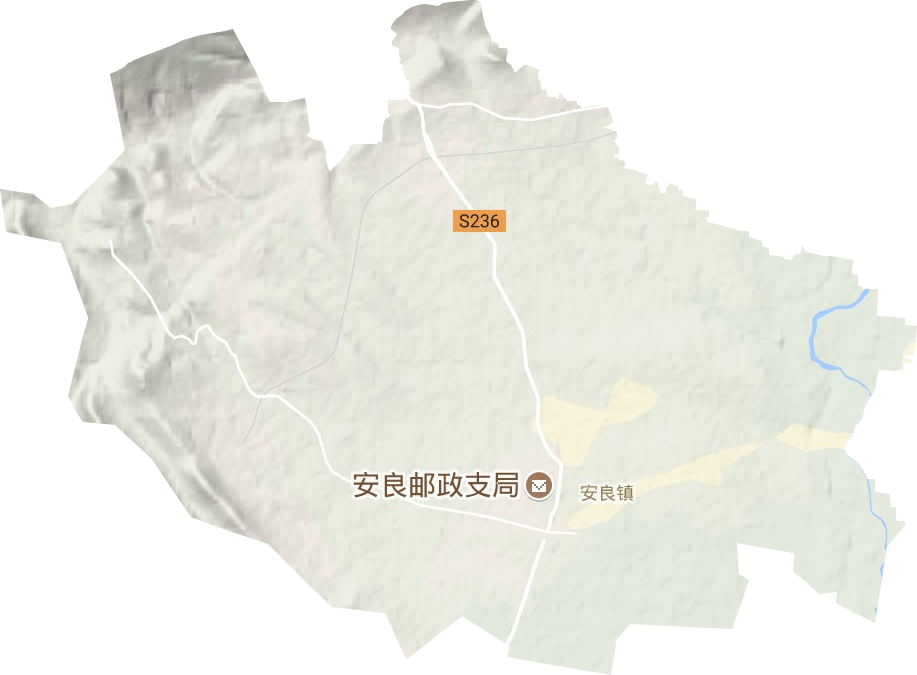 安良镇地形图