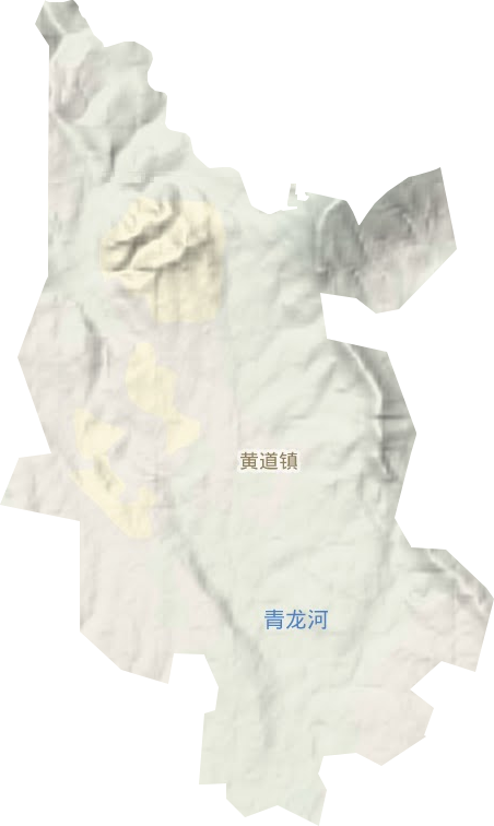 黄道镇地形图