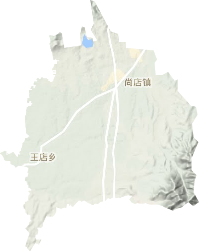 尚店镇地形图